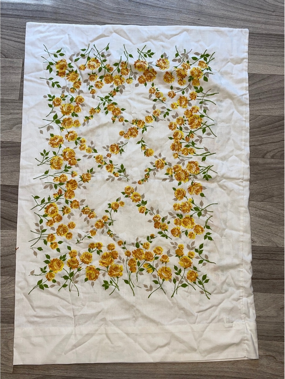Vintage pillowcase